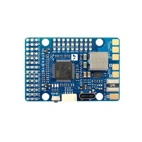 HOT MATEK Mateksys F405 WING V2 Flight Controller F405-WING-V2 Baro OSD Blackbox for ArduPilot INAV RC Fixed Wing Airplane Model